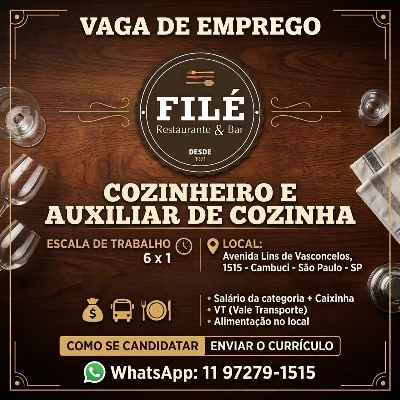 Vagas de emprego 