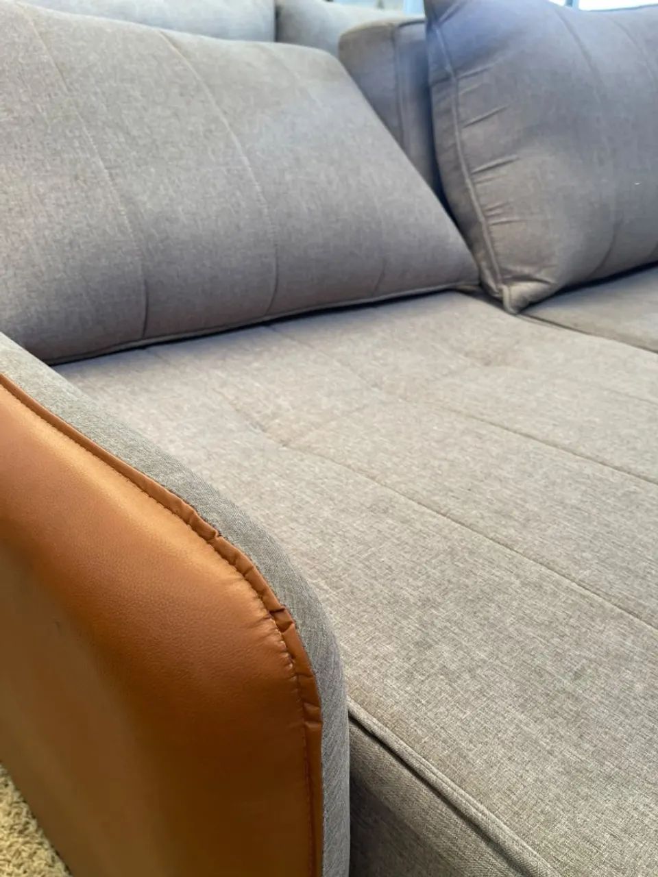 SOFÁ-CAMA RETRÁTIL E RECLINÁVEL JEQUITIBÁ 3 LUGARES - Foto 5
