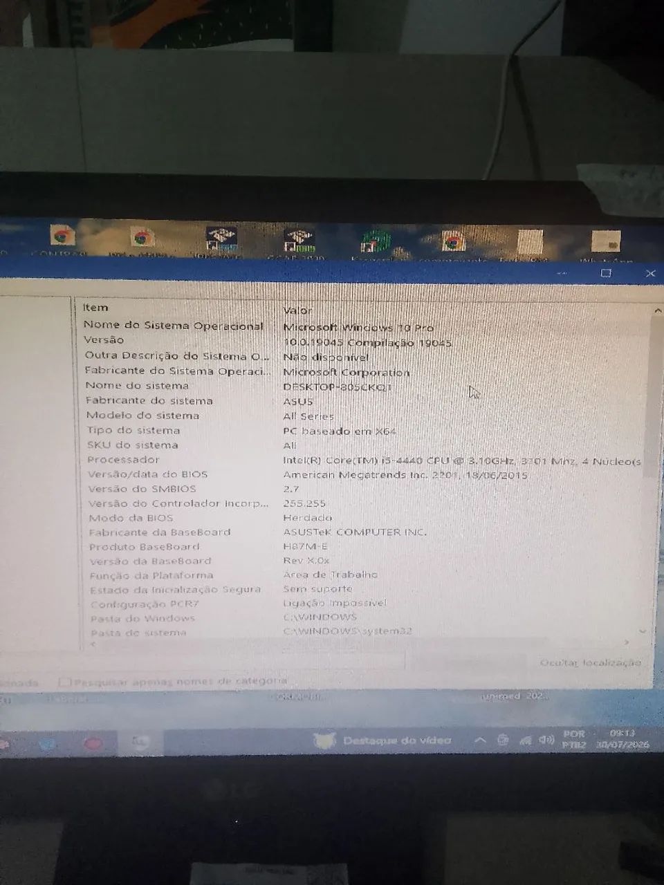 Computador de Mesa completo 