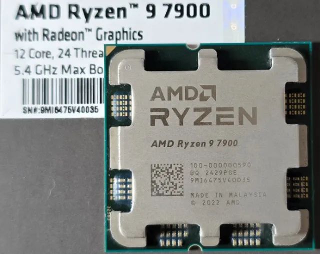 Processador AMD Ryzen 9 7900 - Trocas  - Foto 3