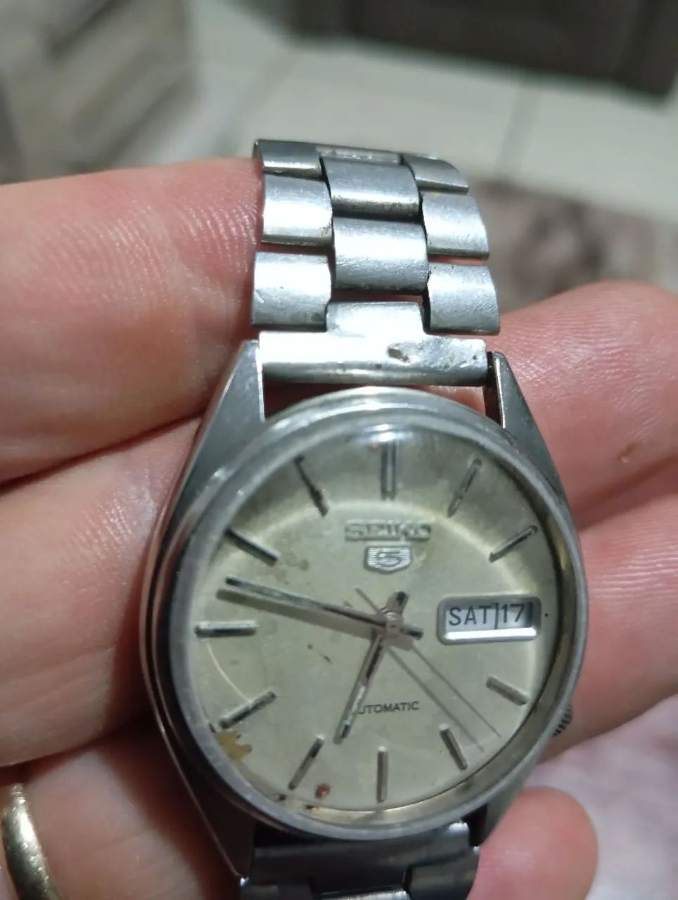 Relógio Seiko Automático Masculino, funcionando. - Foto 2