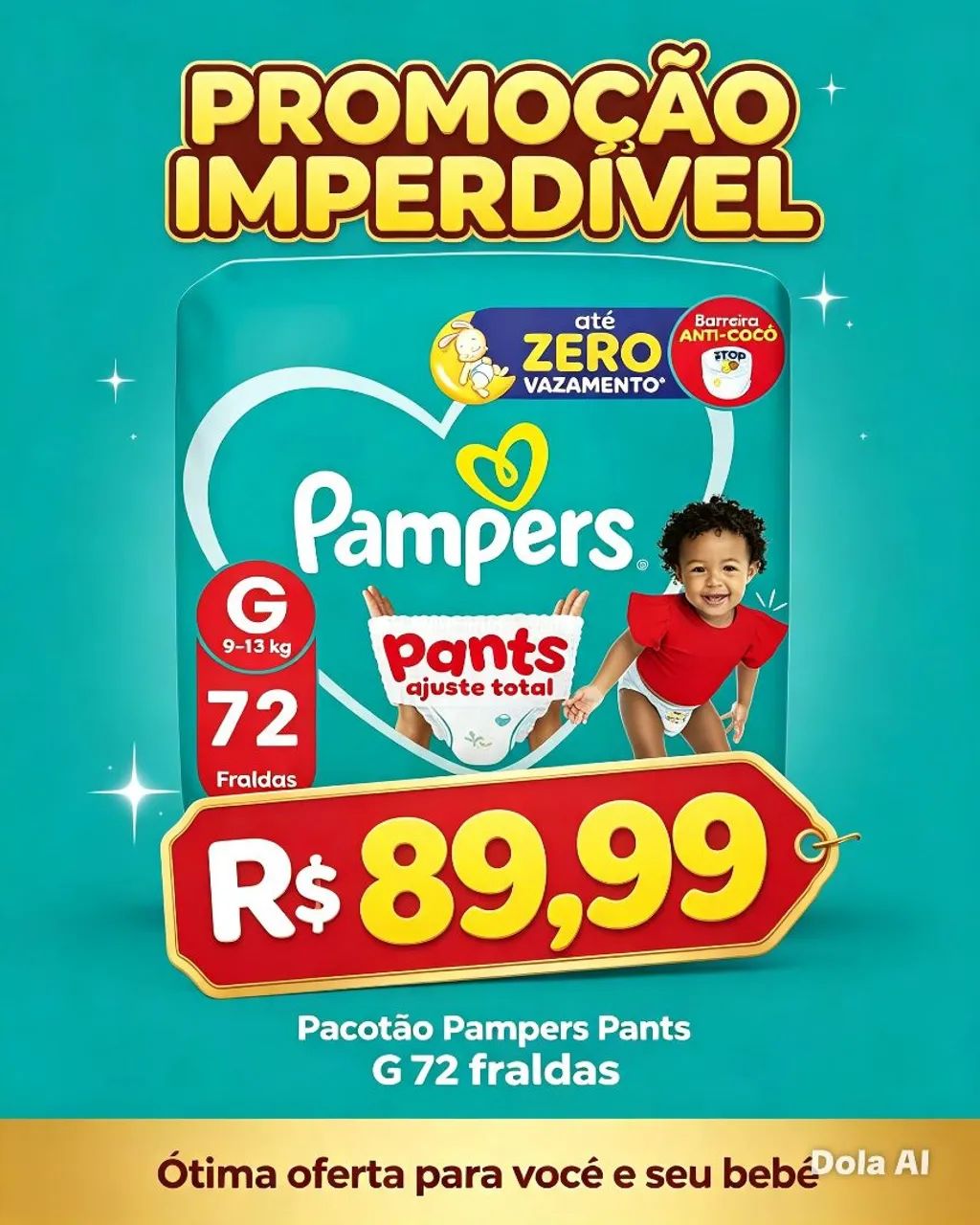 Fraldas pampers  - Foto 3