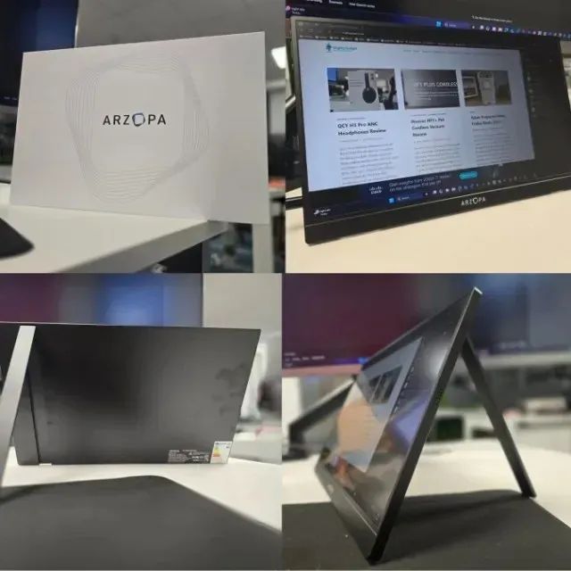 Monitor Gamer Arzopa Z1FC 144Hz 16.1 Polegadas Com alto Falantes - Foto 2
