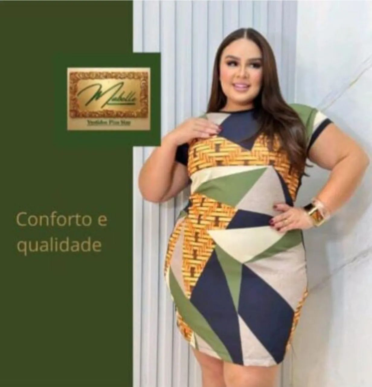 Vestido em Malha Plus Size  - Foto 2