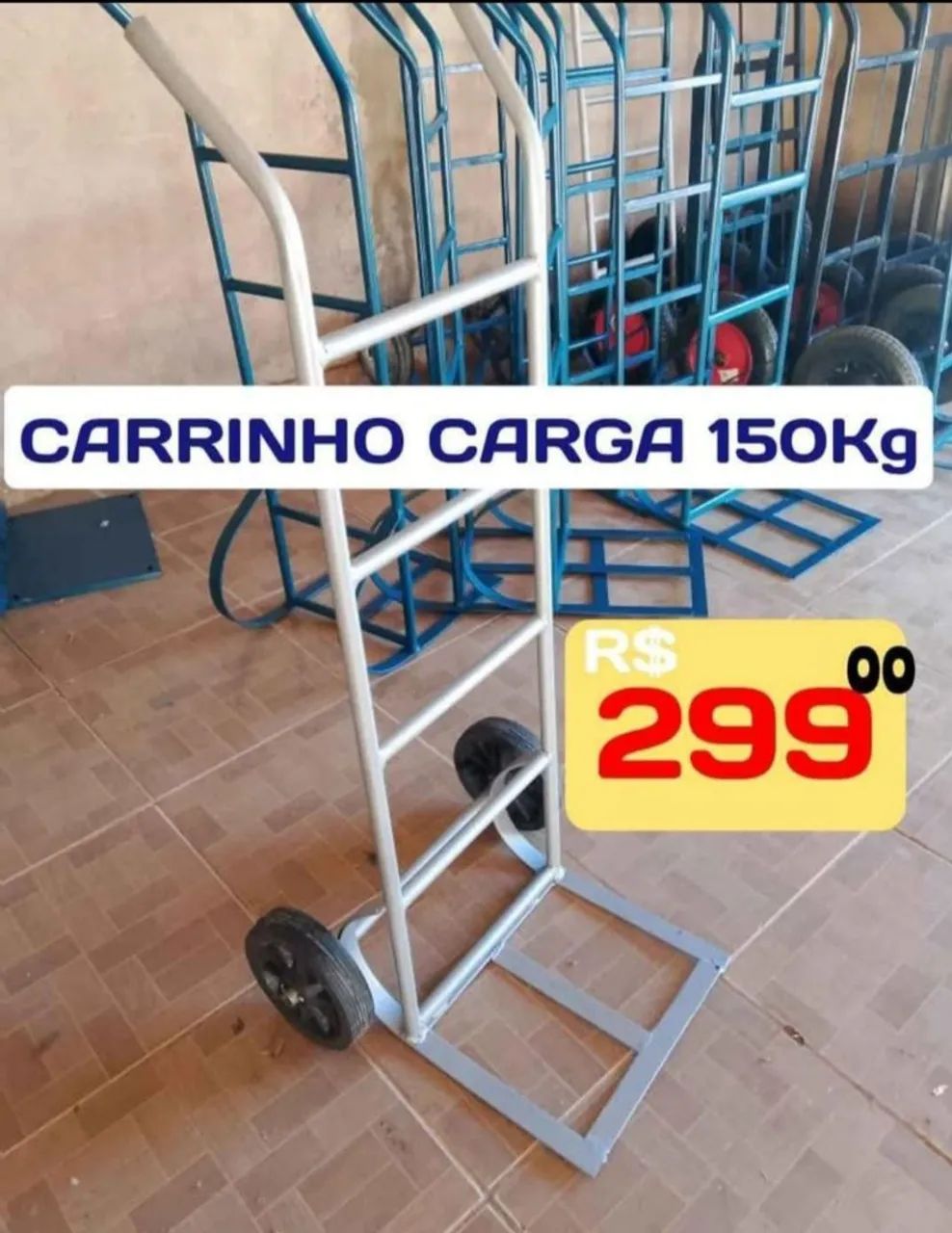 Carrinho de carga 150kg