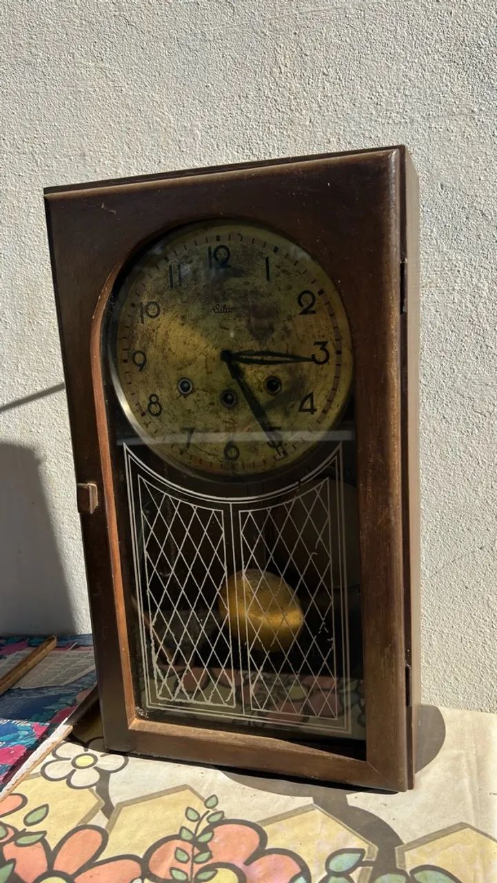 RELÓGIO ANTIGO SILCO- PEÇA VINTAGE