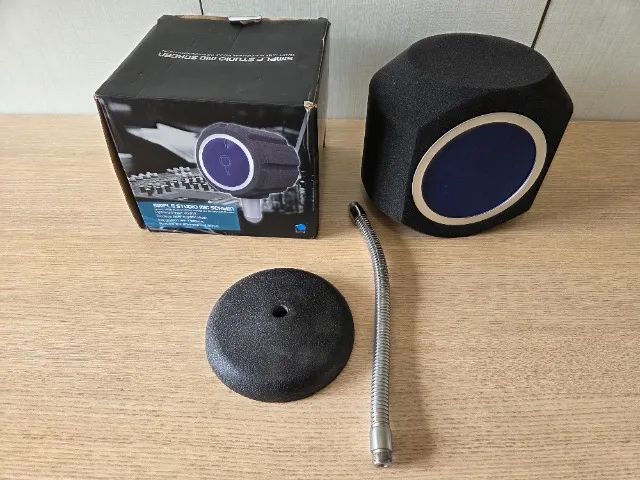 Pedestal maleável base mesa para microfone