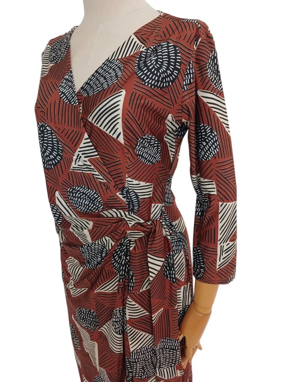 Vestido Marrom estampado  - Foto 2