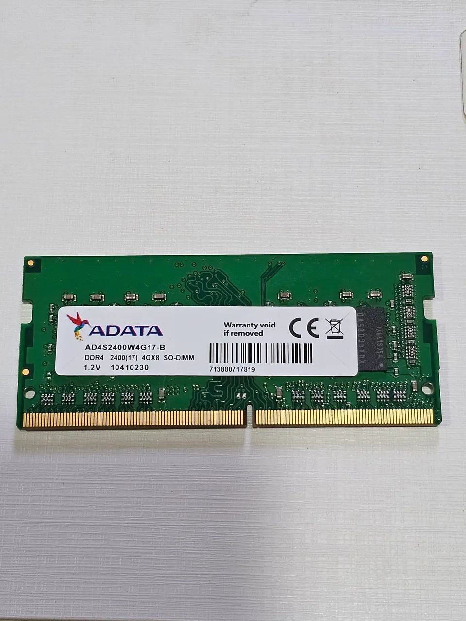Kit 8GB Ram Adata DDR4 2400MHz Notebook 2x4GB - Foto 2
