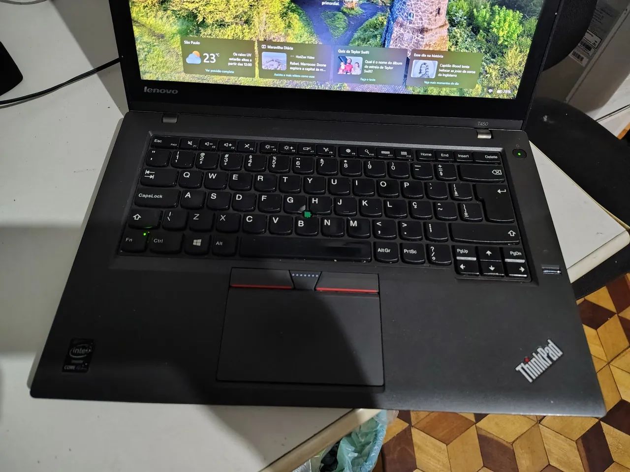 Ultrabook Lenovo ThinkPad t450 com touch screem, i7 e SSD. - Foto 3