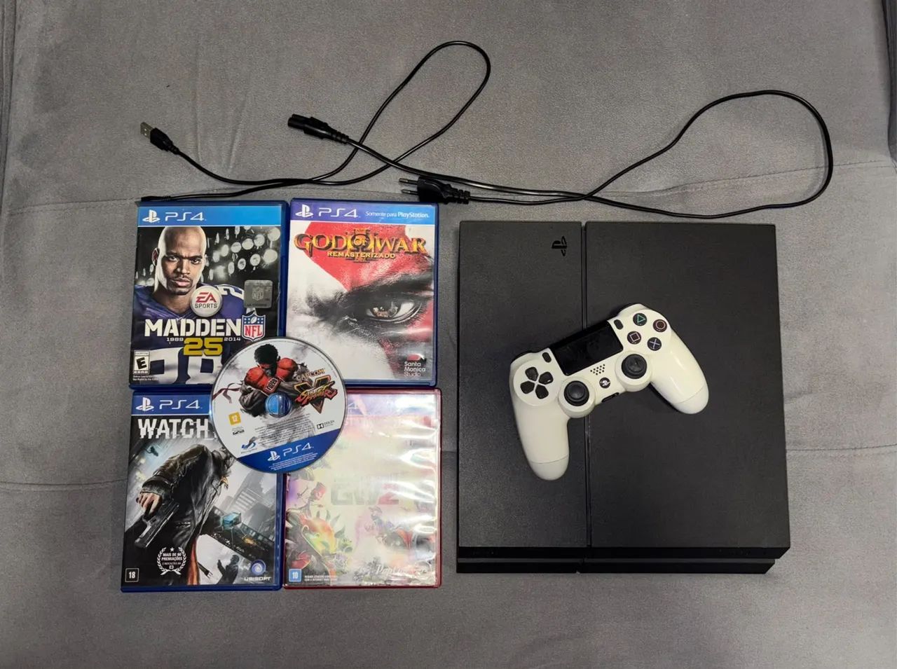 PS 4 de 1Tera com 5 jogos - Foto 4