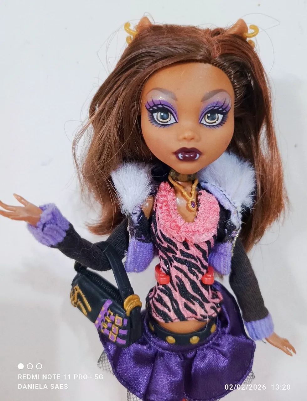 Boneca Monster High Clawdeen Wolf básica Wave 1 (2010) - falta só o diário  - Foto 5