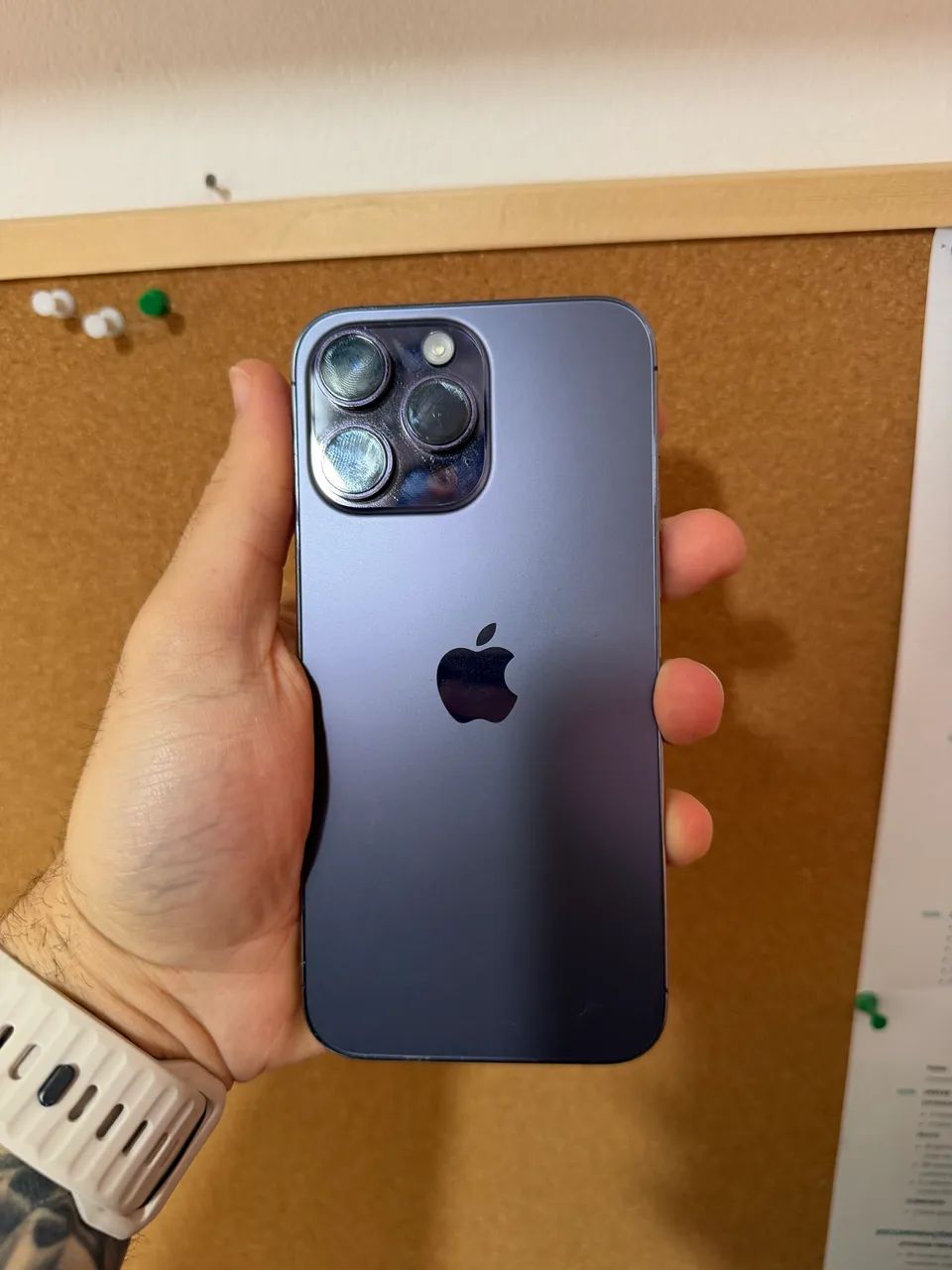 Iphone 14 pro max roxo perfeito estado