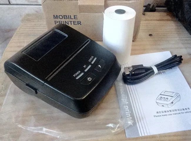 Impressora térmica 80mm Bluetooth Portátil Sem fio - Produto novo - Foto 3