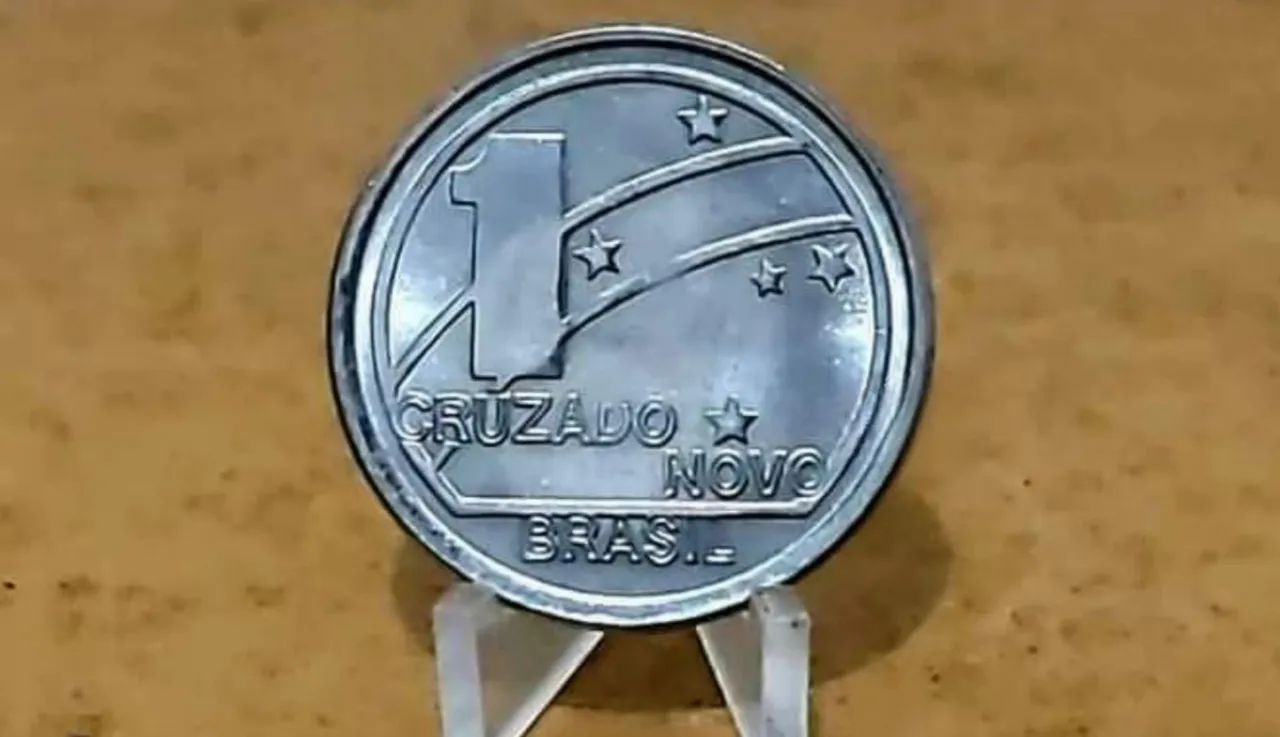 MOEDA DE 1 CRUZADO NOVO 