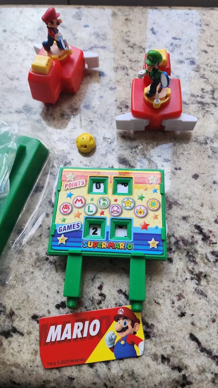 Super Mario Rally Tênis - Jogo de Tabuleiro - Foto 4