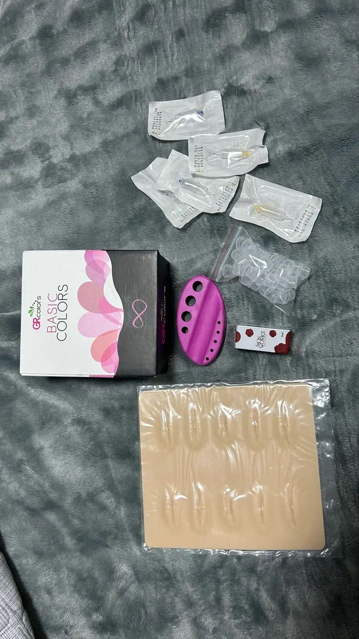 kit micropigmentação labial iniciante 
