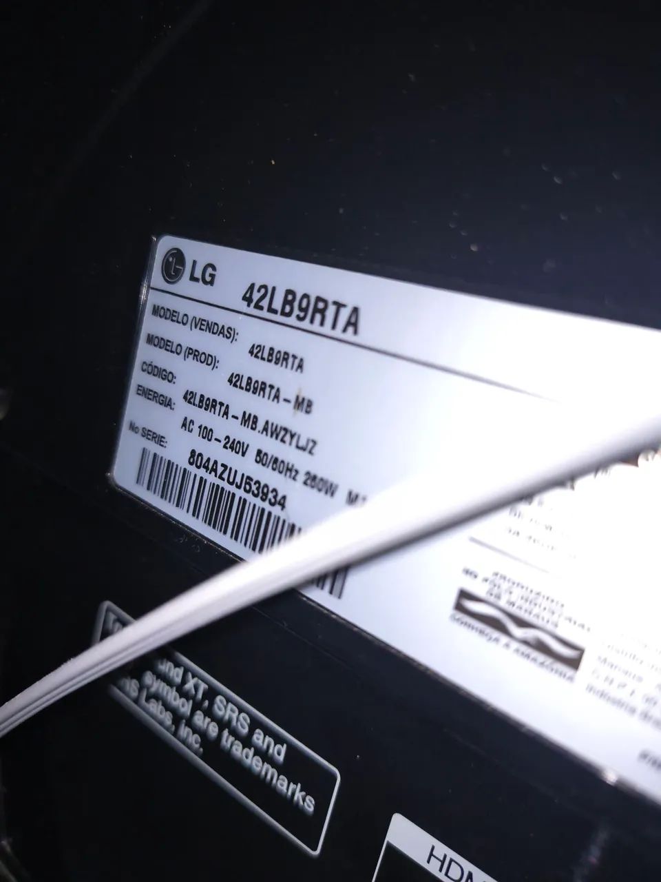 Televisão LG 42 polegadas (favor ler o anuncio) - Foto 5
