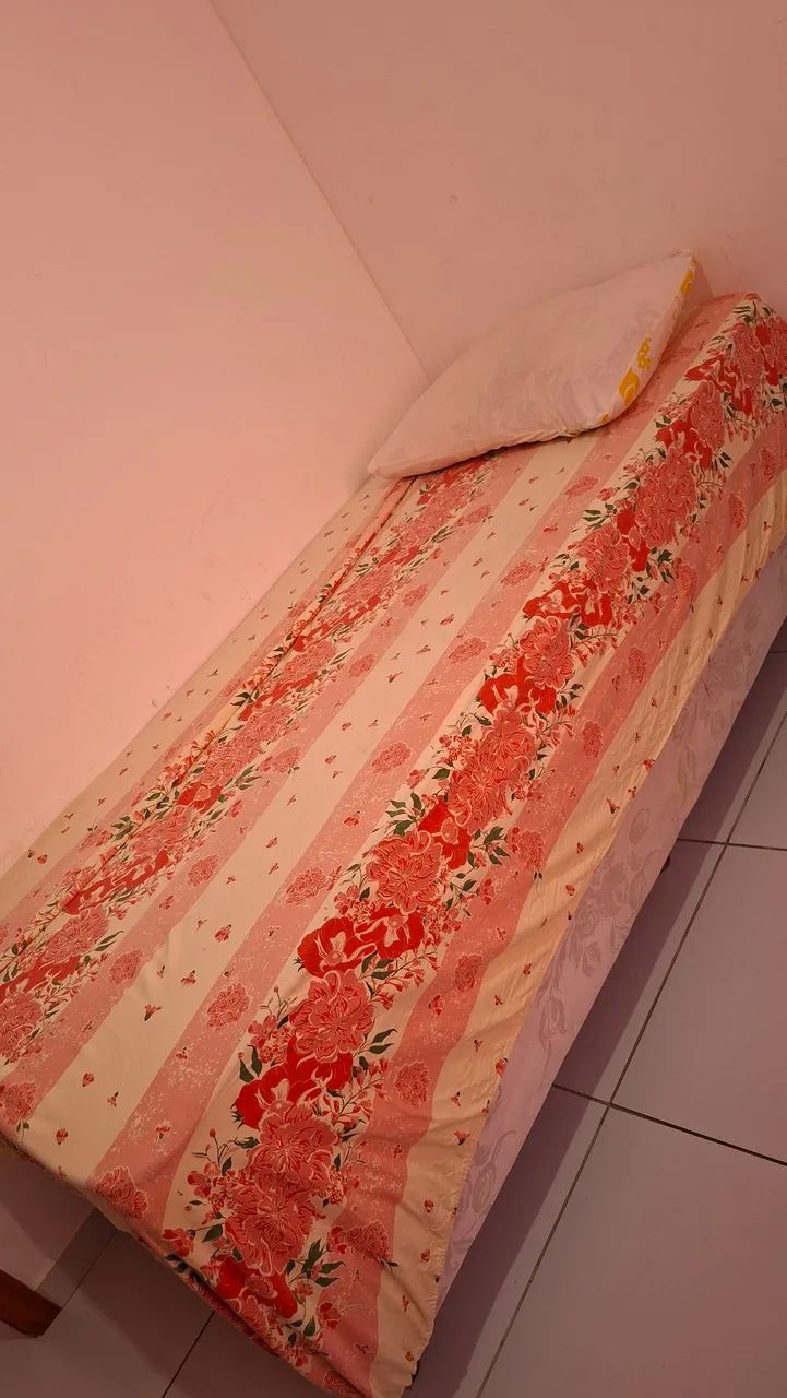 Cama box solteirão