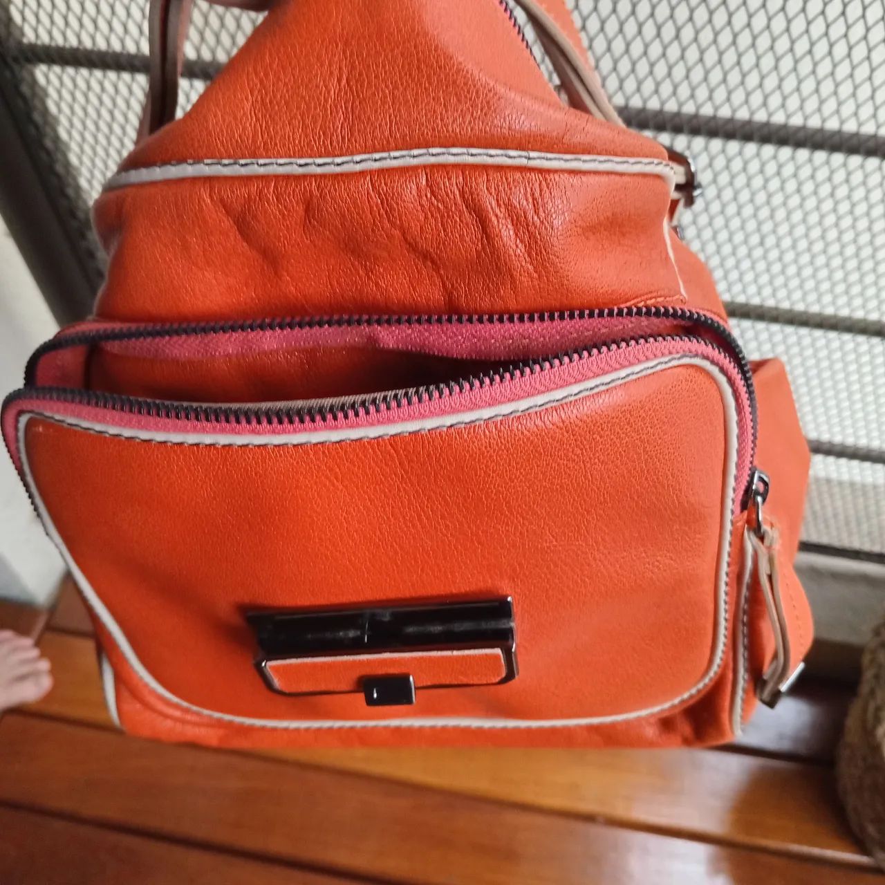 Bolsa de ombro Cori, em couro legítimo - Foto 5