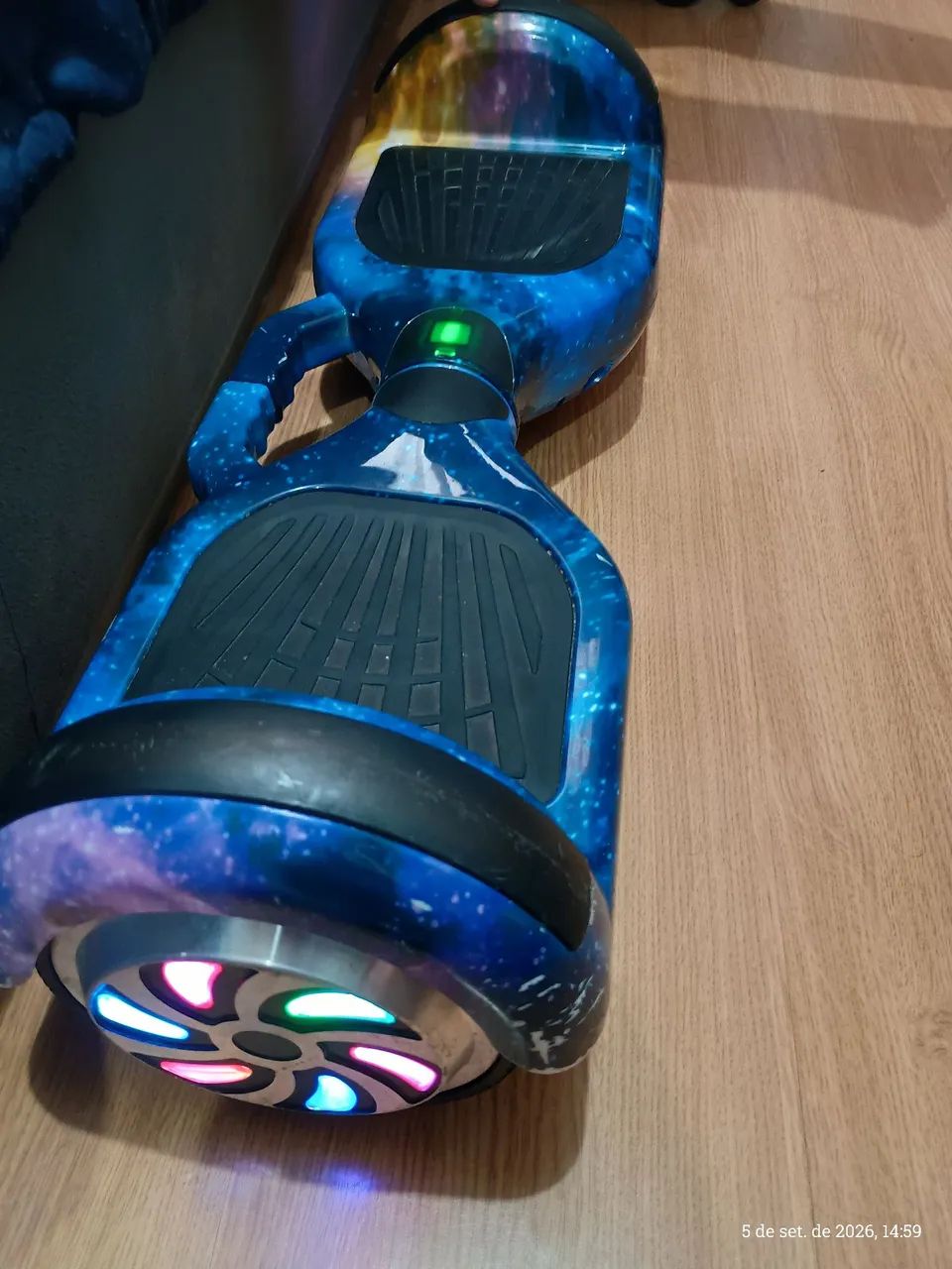 Hoverboard 6.5 polegadas, estampa Galaxy com bluetooth - Foto 2