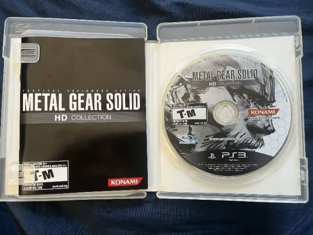 Metal Gear Solid: HD Collection PS3 - MGS 2 + MGS 3 + MGS Peace