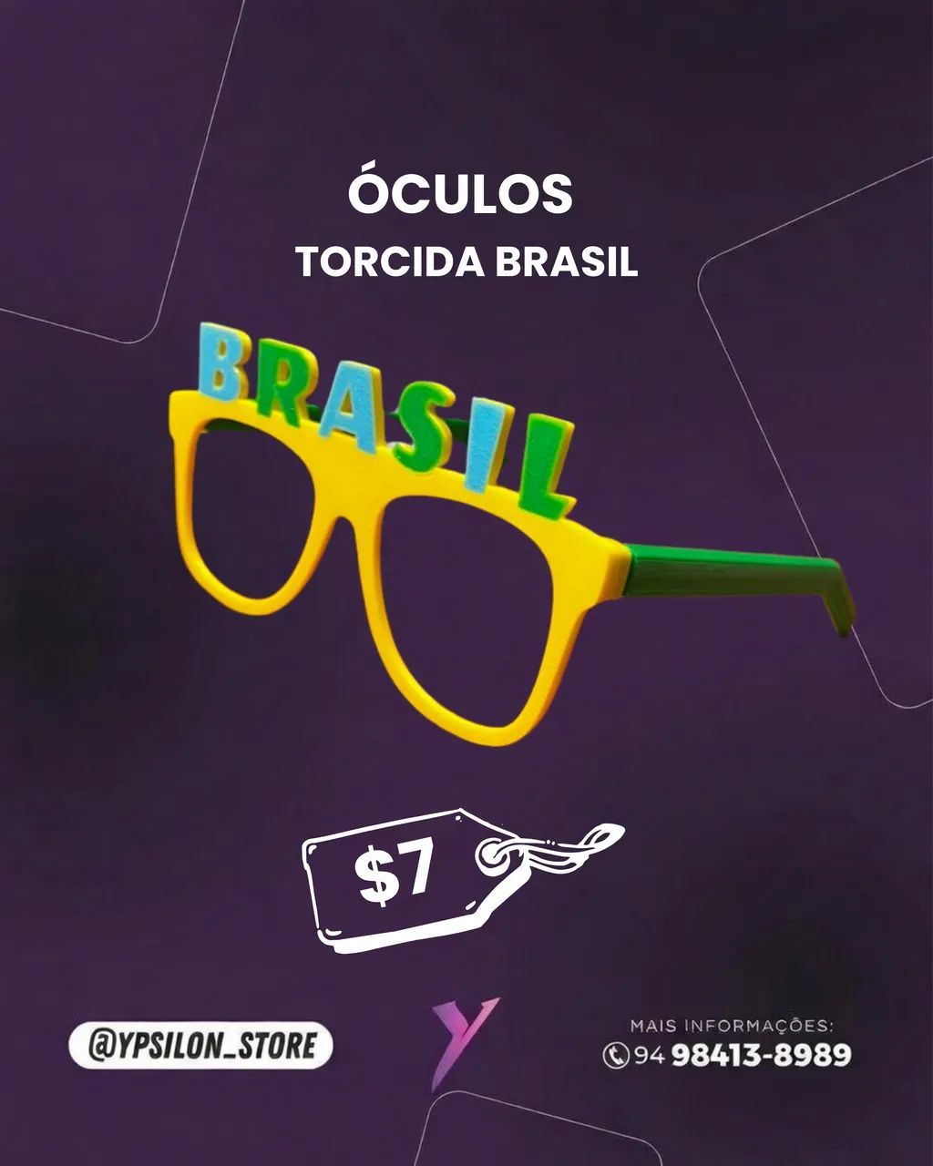 Óculos Torcida Brasil