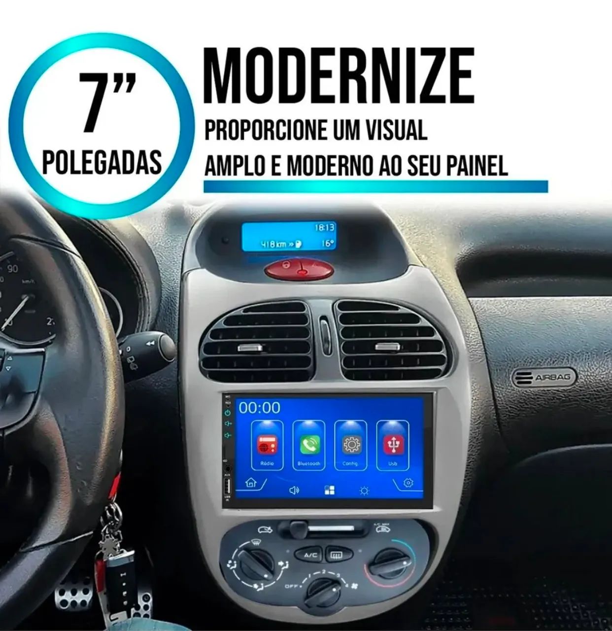 Multimidia oh pro 7" Touch-screen nova. - Foto 5