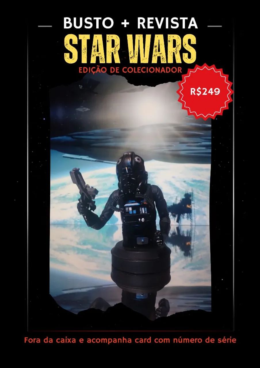 Busto Star Wars / Piloto de Caça TIE