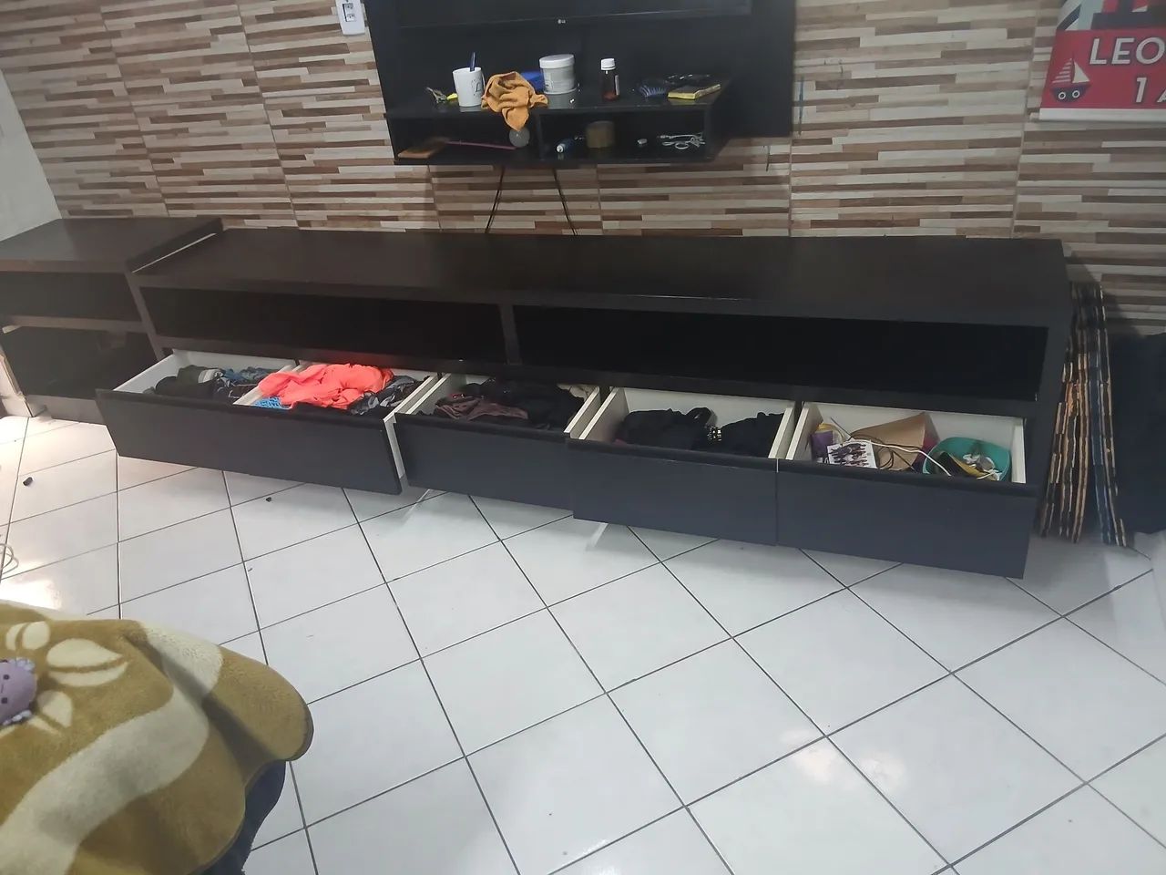 Rack para sala madeira maciça  - Foto 3