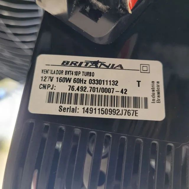 Ventilador Britania 160w 127v - com defeito  - Foto 4