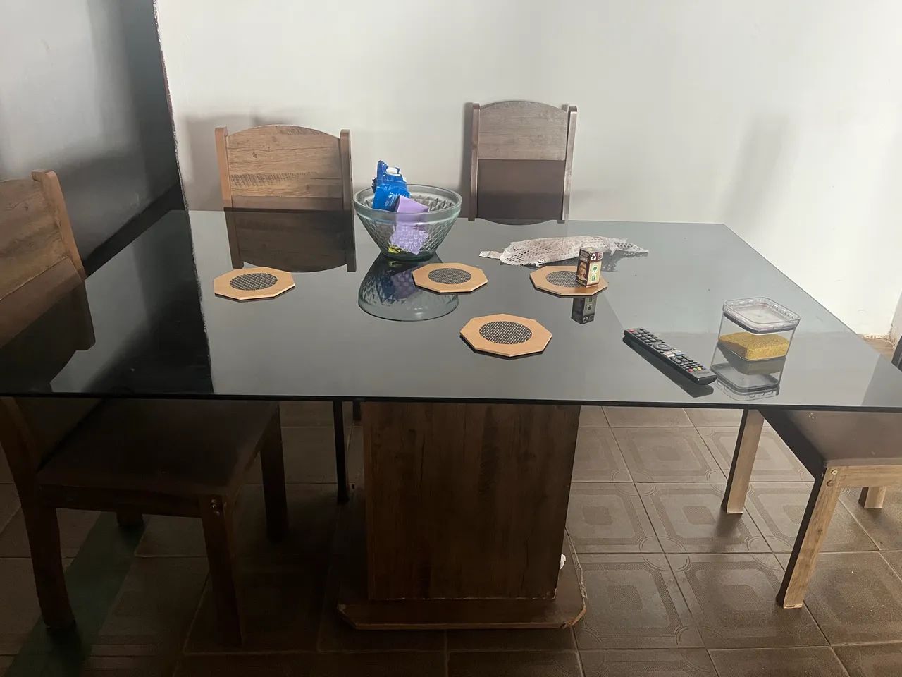 Mesa 6 lugares vidro  - Foto 2