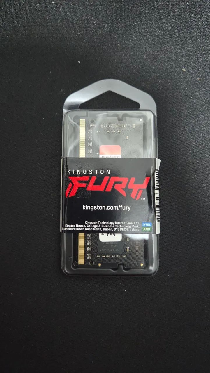 Memória RAM Notebook Kingston FURY 8GB DDR4 3200MHz - Na Caixa