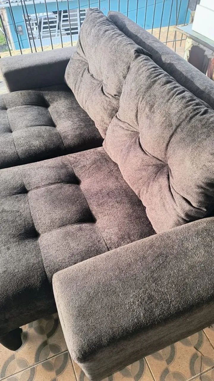 Sofá retrátil (almofada solta) - Foto 2