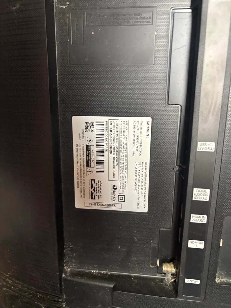 Smart Tv Samsung com defeito  - Foto 5