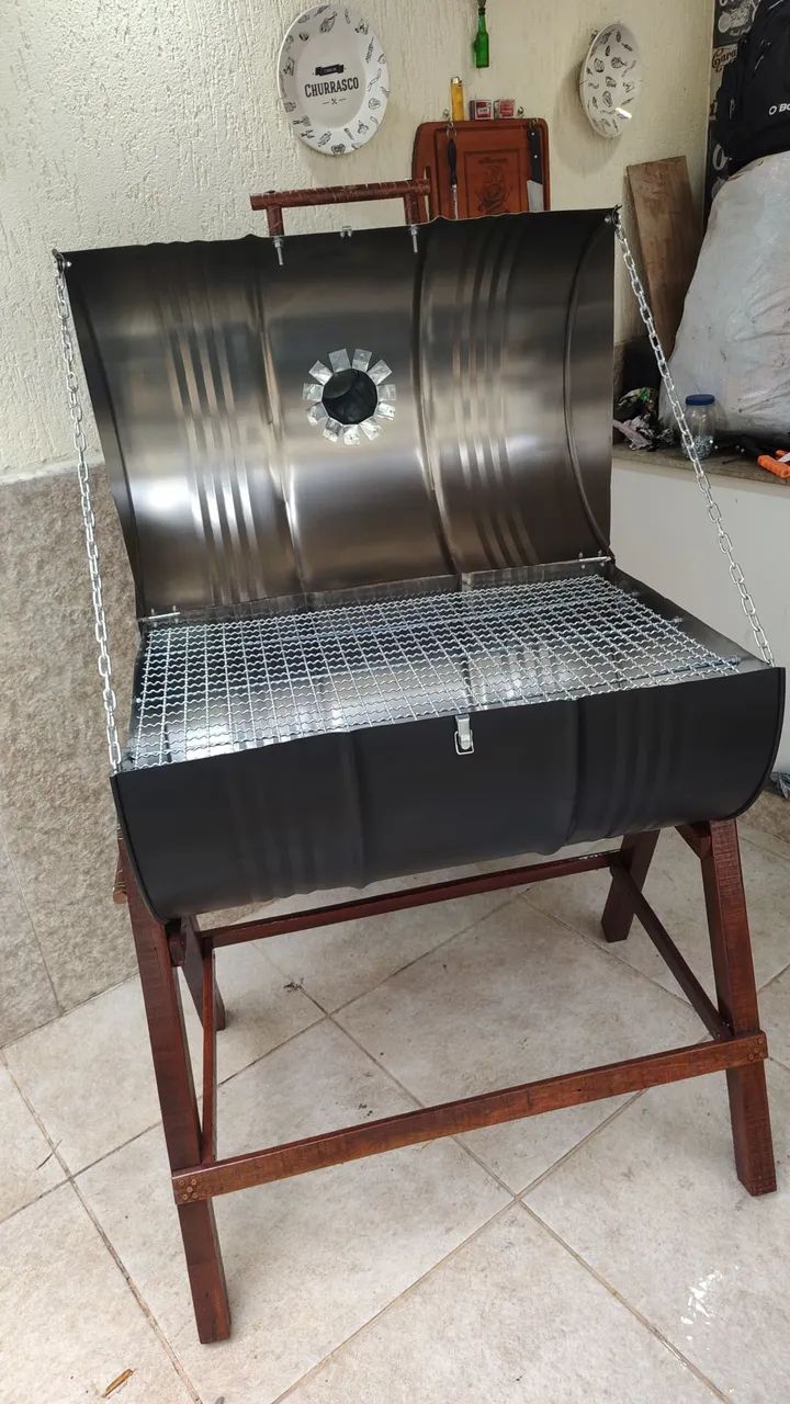 Churrasqueira de Barril ( bafo ) - Foto 4