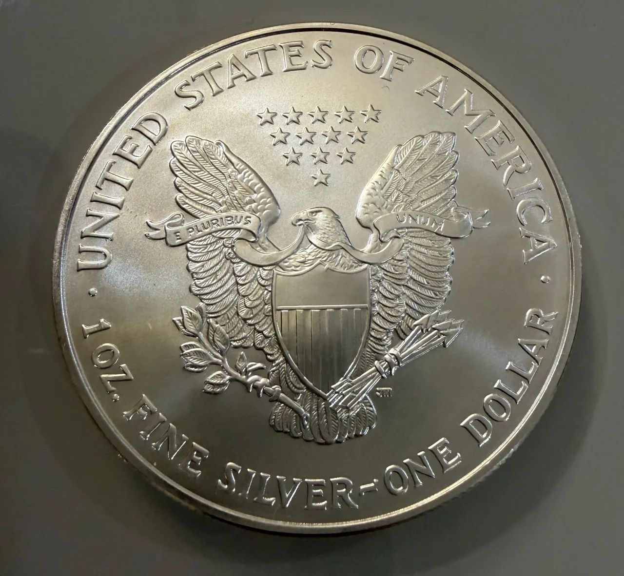 Moeda Silver Eagle Prata 999 - 1 oz (31.104g)