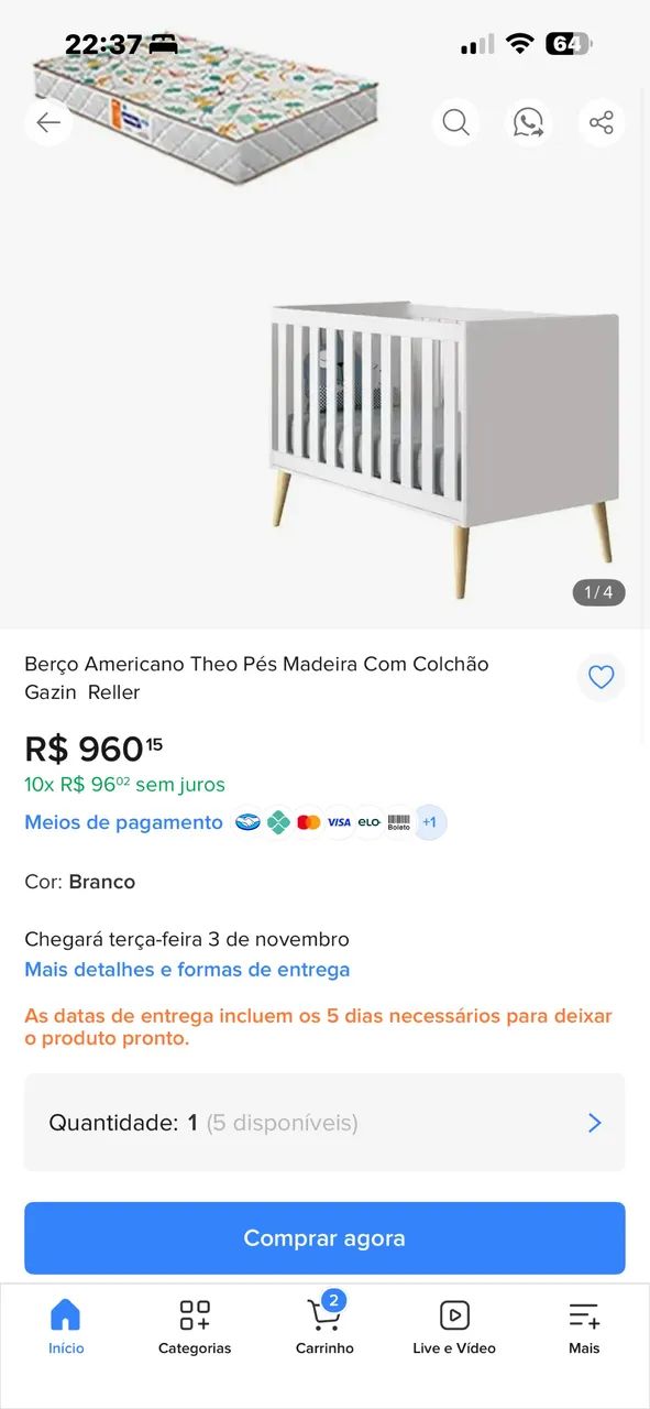 Berço  - Foto 2