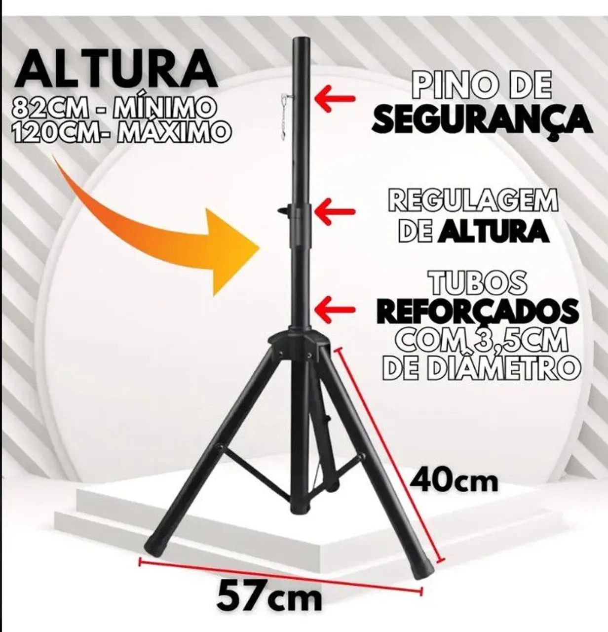 Kit 2 caixas de som Ativa e Passiva profissional 500w 12 Polegadas DATREL - Foto 3