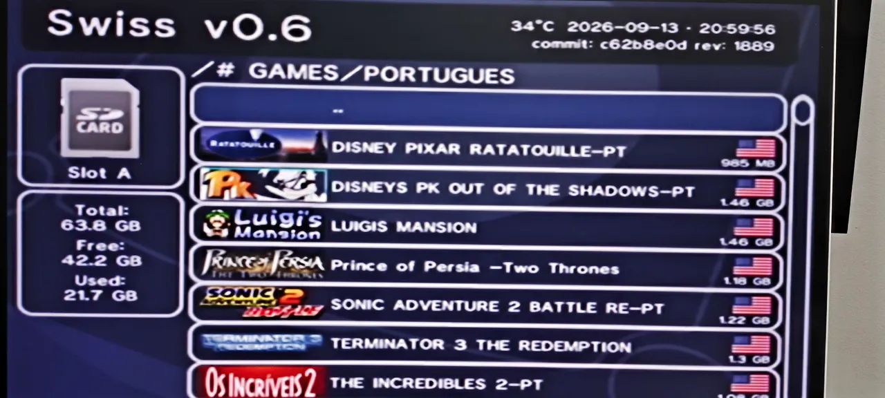 GameCube desbloqueado com jogos - Foto 5