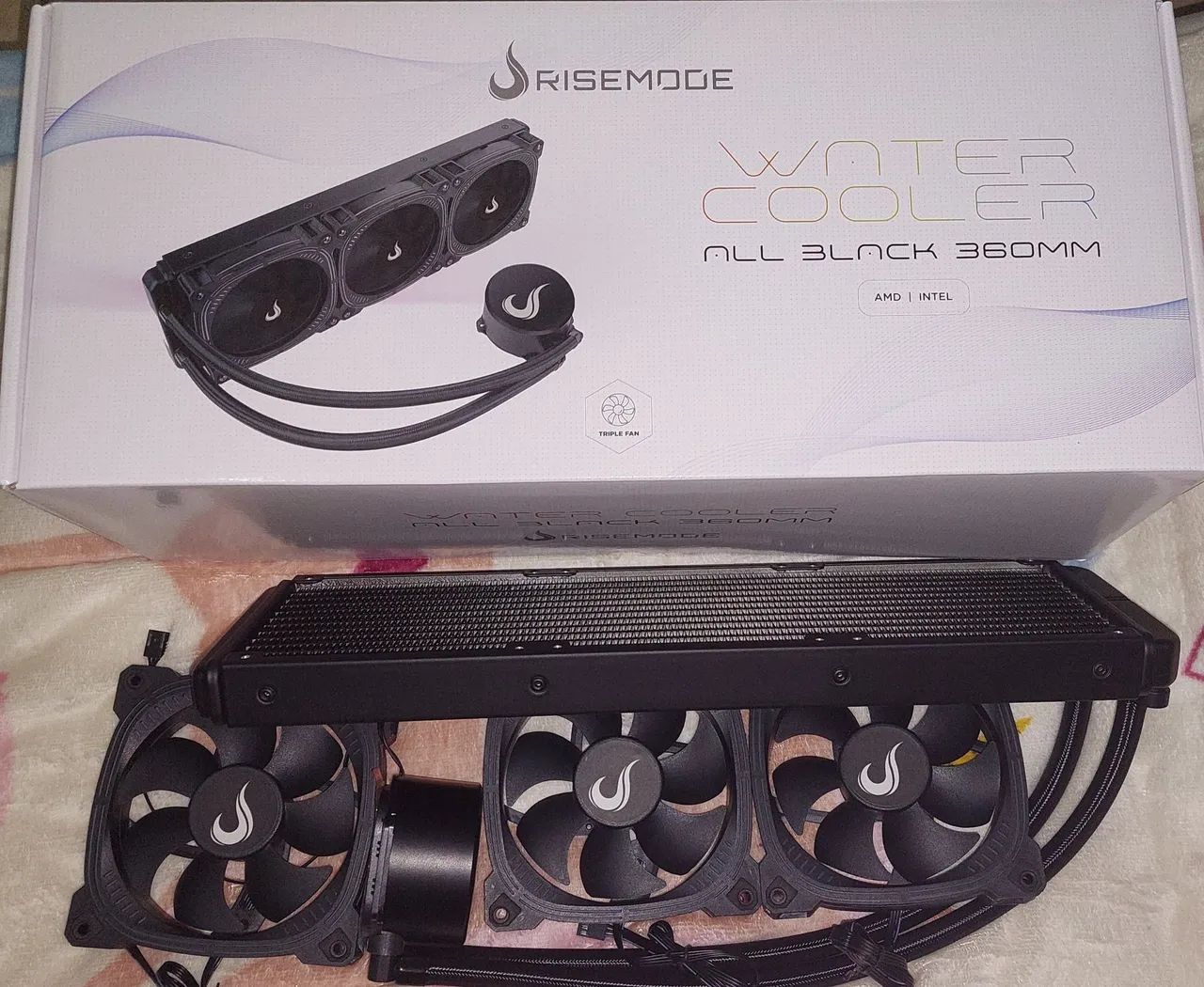 Water cooler Rise mode Black 360mm - Foto 2