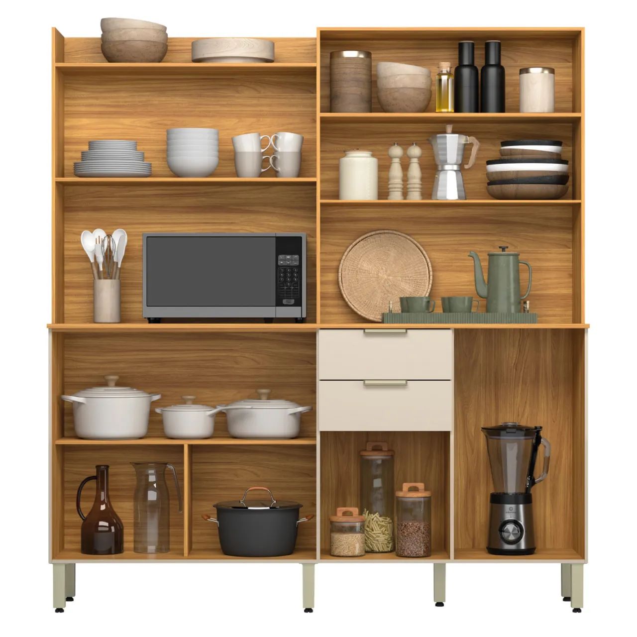 Kit Cozinha  1,78 m Cinamon Touch/Off White tt77 - Foto 2