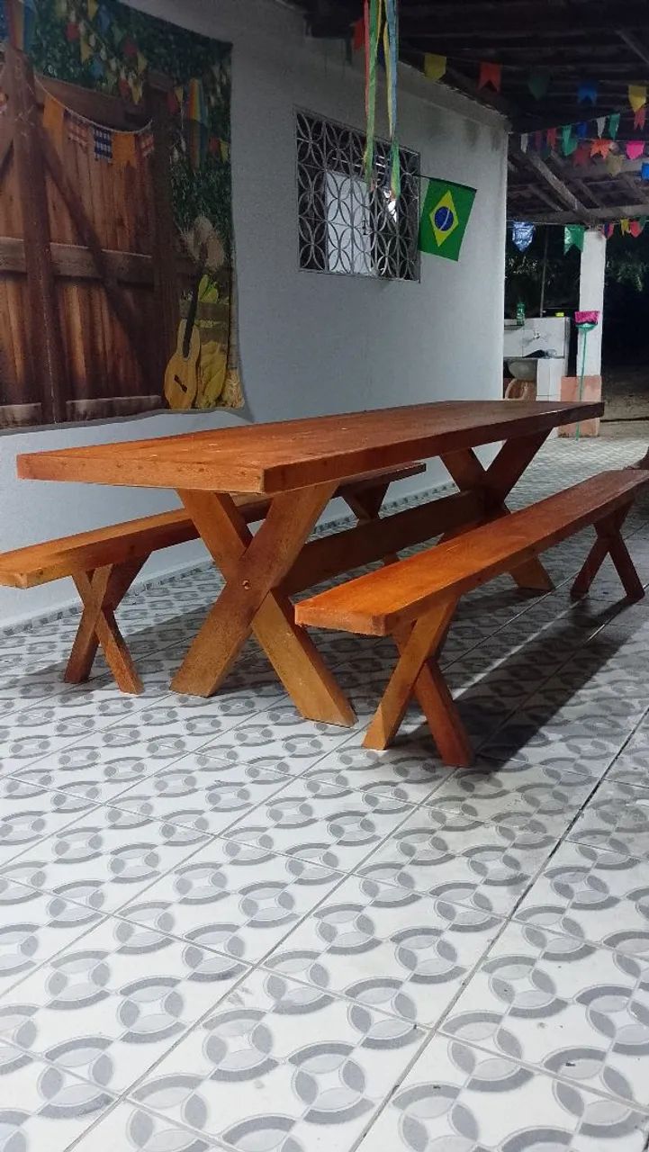 Mesa Rústica Direto da Fabrica