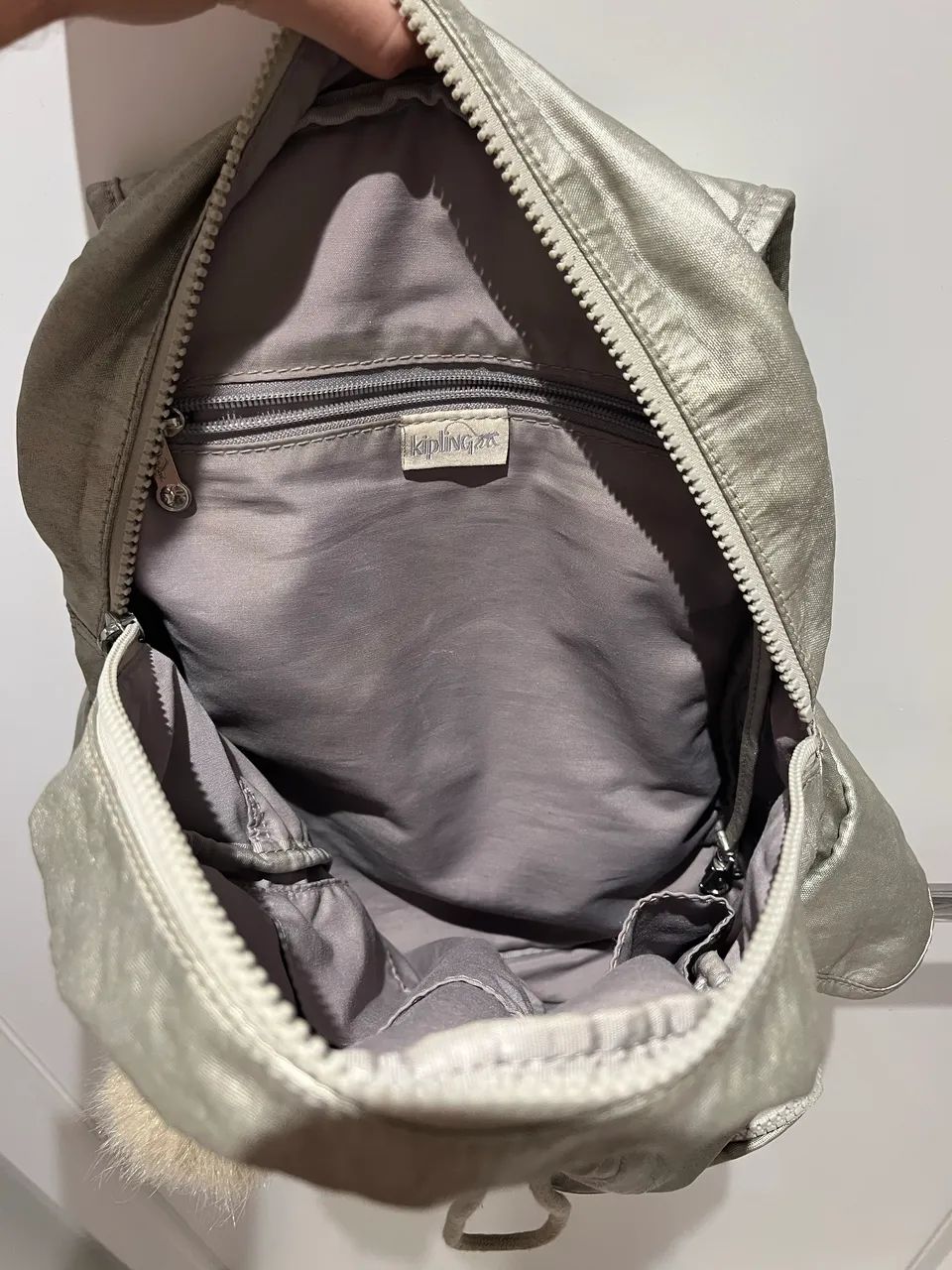 Mochila Kipling Prata  - Foto 5