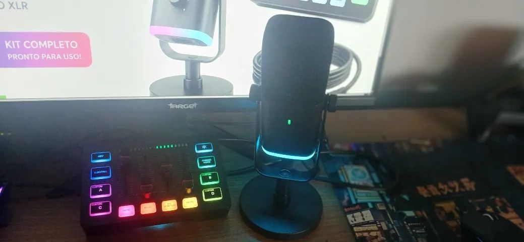 Microfone Fifine AM8 + SC3 + XLR | Kit Gamer/Streamer + Brinde - Foto 3