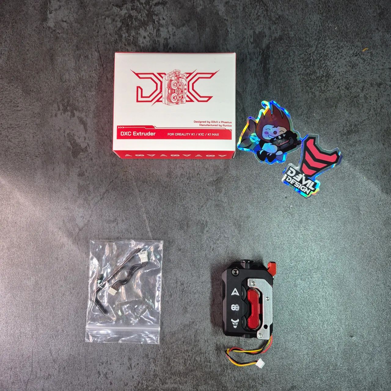 Extrusora DXC para impressora 3d creality k1 k1max k1c - Foto 3