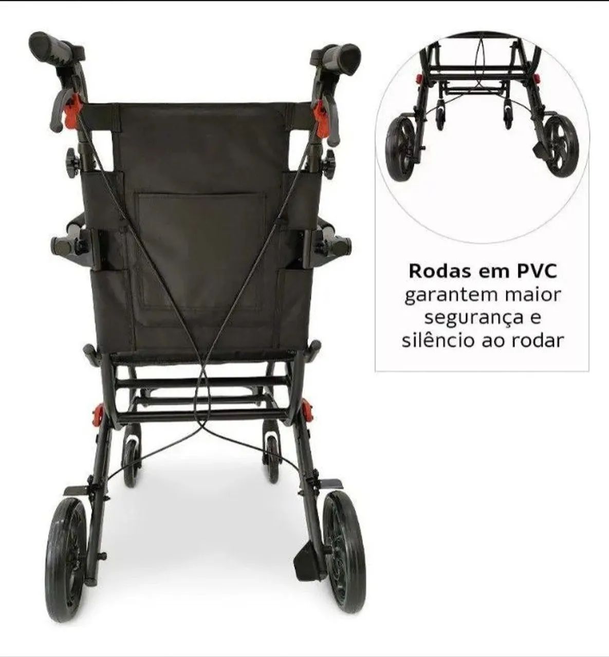 Cadeira de transporte Dellamed 90  - Foto 3