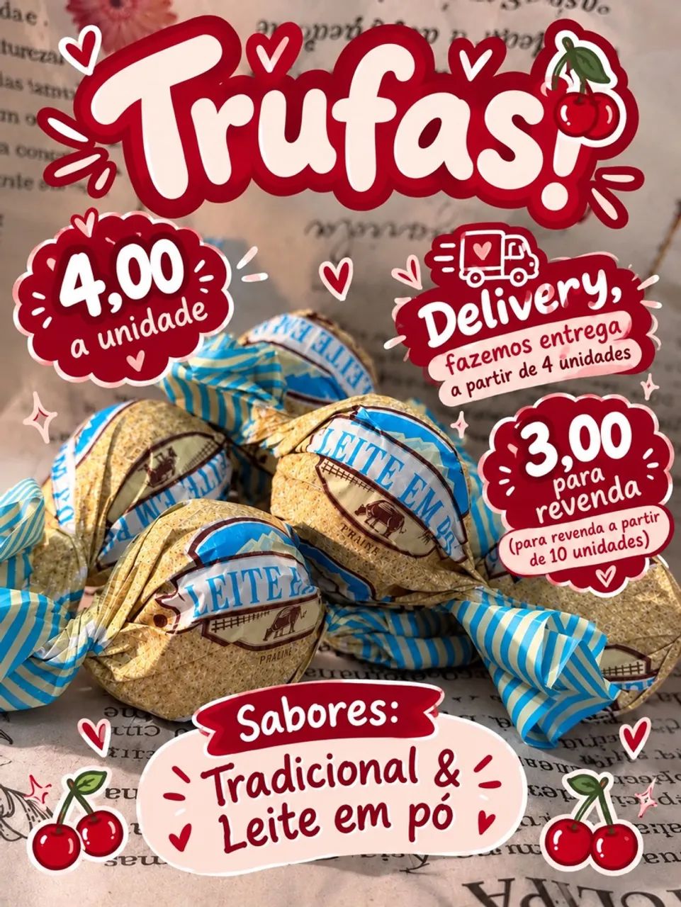 Trufas - Consumo ou Revenda