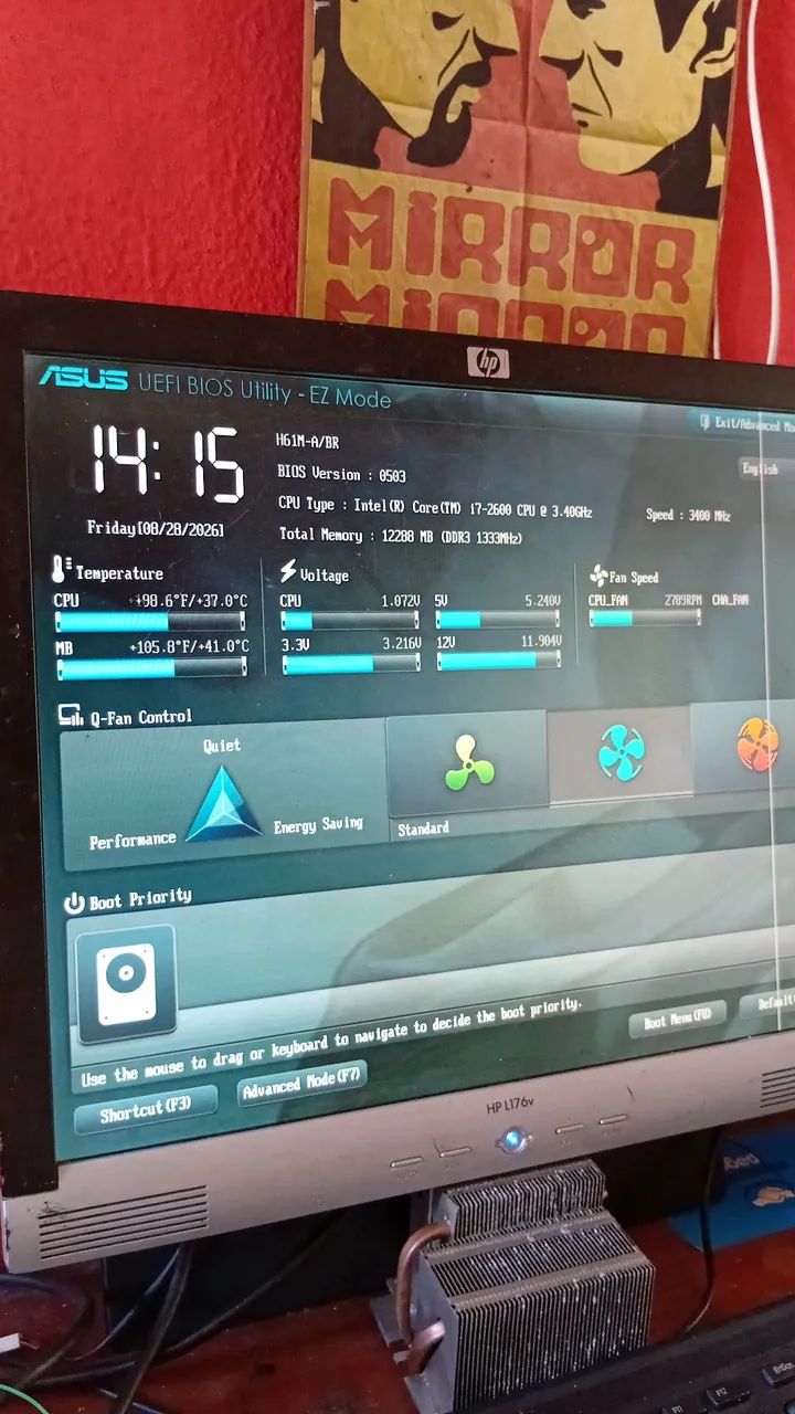 Desktop PC i7 12 gb asus 500 gb - Aldeota - Foto 5