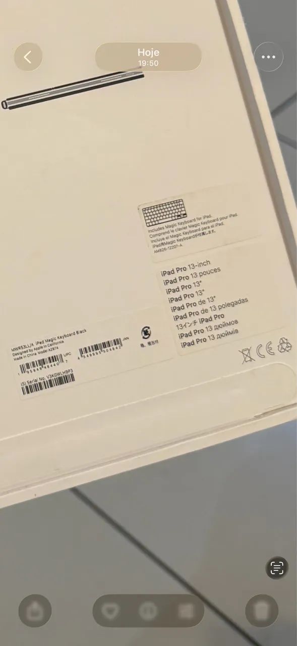 Magic Keyboard Apple para iPad Pro 13? (M4) - Preto - Foto 4